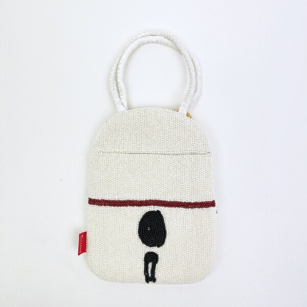 スヌーピー ミニトートバッグ アイボリー ROOTOTE ルートート コラボ SNOOPY