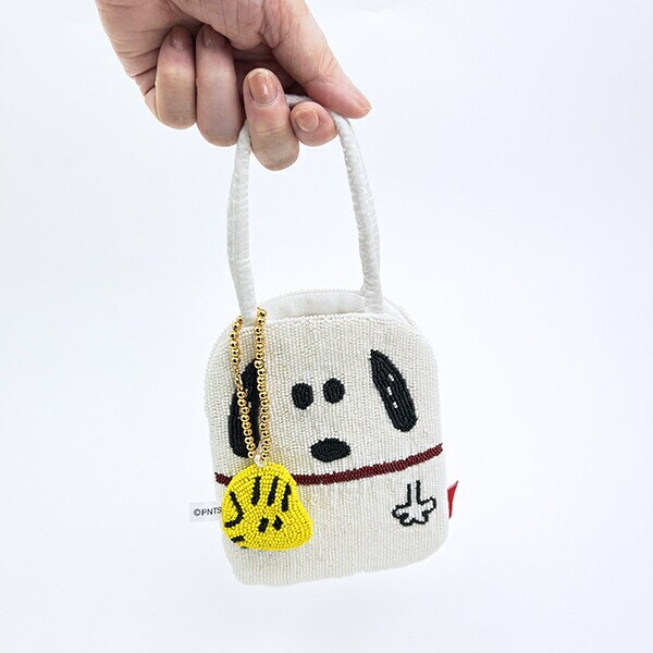 スヌーピー ミニトートバッグ アイボリー ROOTOTE ルートート コラボ SNOOPY