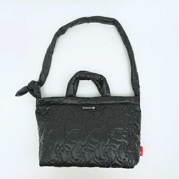 スヌーピー 2WAYミディアムショルダーバッグ シャイニーブラック ROOTOTE ルートート SNOOPY