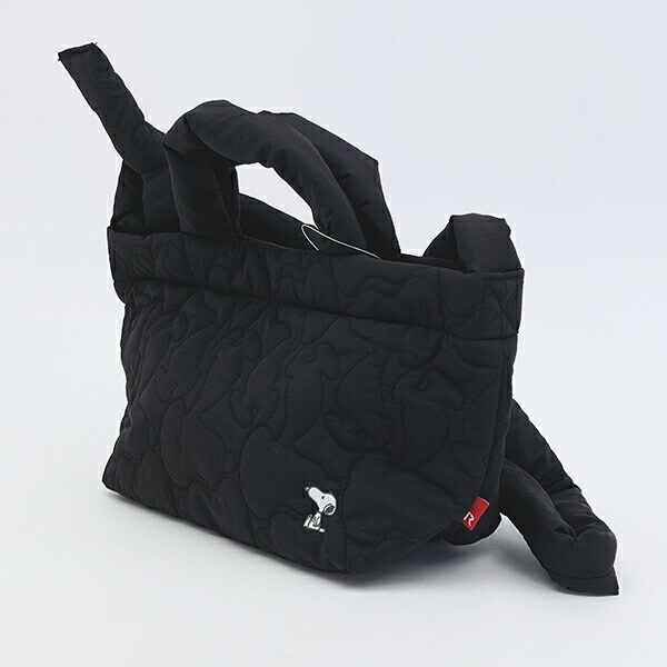 スヌーピー 2WAYデリショルダーバッグ マットブラック ROOTOTE ルートート SNOOPY