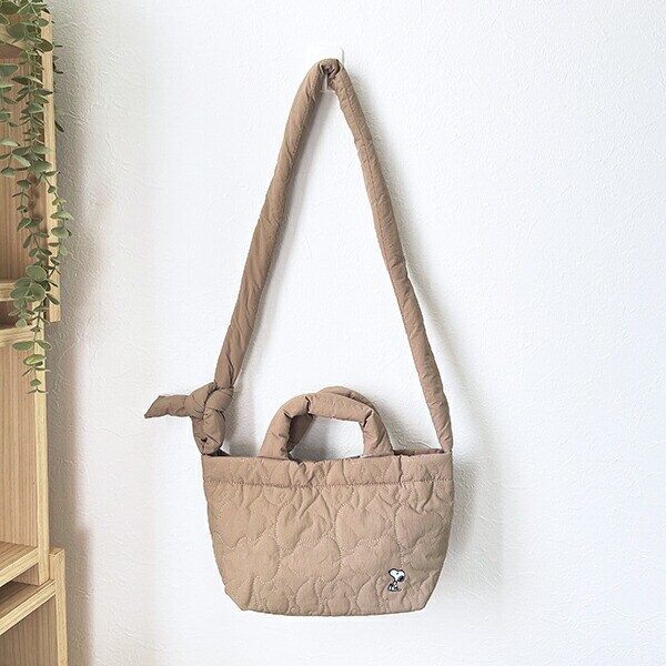 スヌーピー 2WAYデリショルダーバッグ ベージュ ROOTOTE ルートート SNOOPY