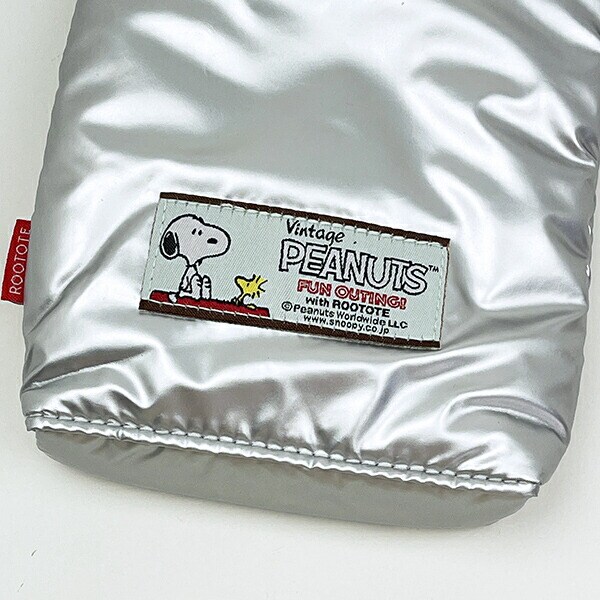 スヌーピー 2WAYミニショルダーバッグ シャイニーシルバー ROOTOTE ルートート コラボ SNOOPY