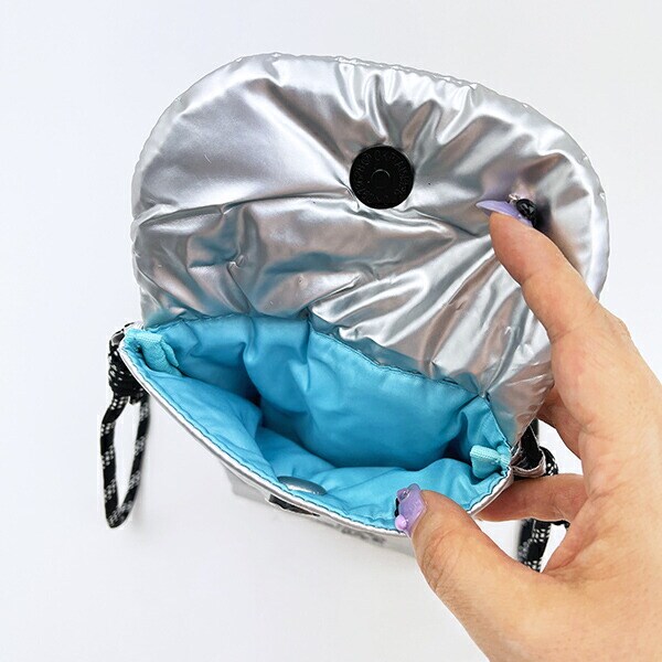 スヌーピー 2WAYミニショルダーバッグ シャイニーシルバー ROOTOTE ルートート コラボ SNOOPY