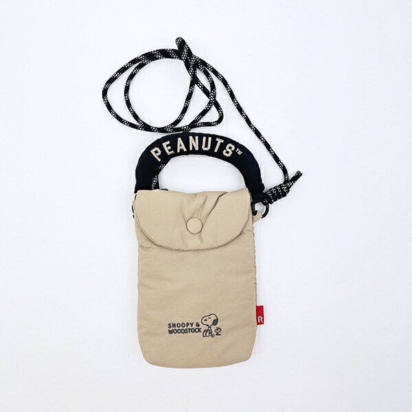 スヌーピー 2WAYミニショルダーバッグ マットベージュ ROOTOTE ルートート コラボ SNOOPY