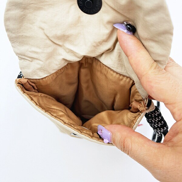 スヌーピー 2WAYミニショルダーバッグ マットベージュ ROOTOTE ルートート コラボ SNOOPY