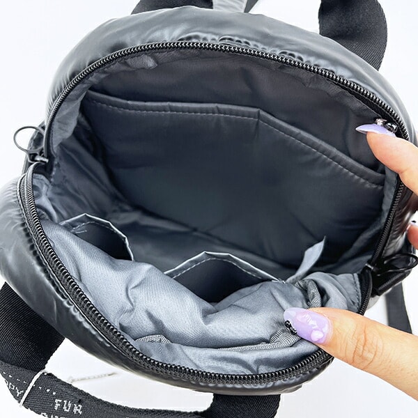 スヌーピー リュック シャイニーブラック ROOTOTE ルートート コラボ SNOOPY