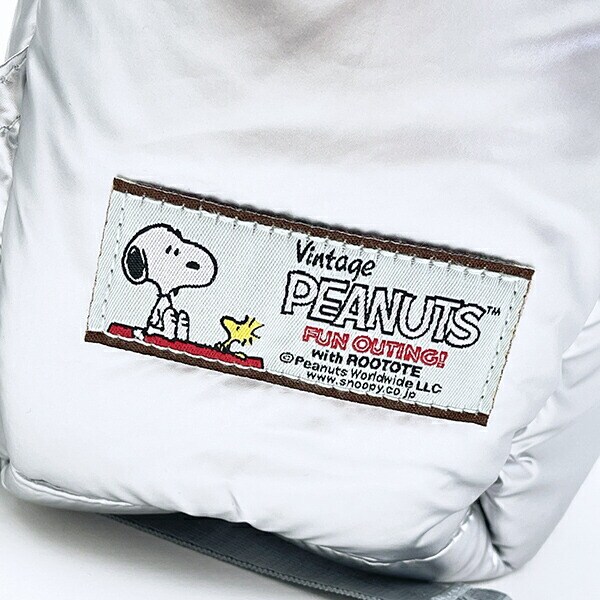 スヌーピー リュック シャイニーシルバー ROOTOTE ルートート コラボ SNOOPY