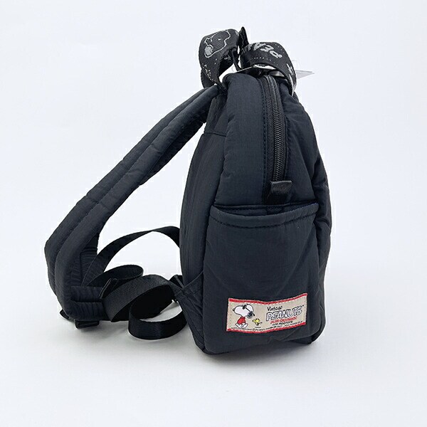 スヌーピー リュック マットブラック ROOTOTE ルートート コラボ SNOOPY