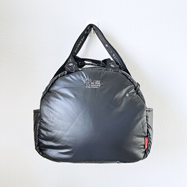 スヌーピー 2WAYショルダーバッグ(ミディアム) シャイニーブラック ROOTOTE ルートート コラボ SNOOPY