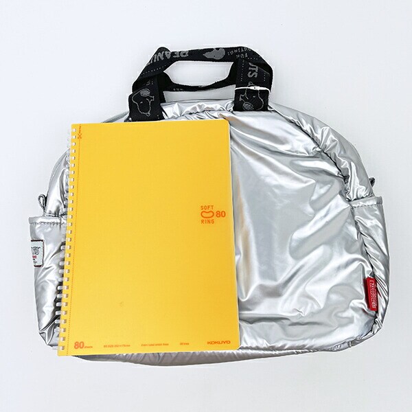スヌーピー 2WAYショルダーバッグ(ミディアム) シャイニーシルバー ROOTOTE ルートート コラボ SNOOPY