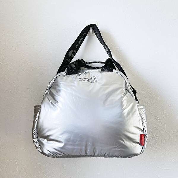 スヌーピー 2WAYショルダーバッグ(ミディアム) シャイニーシルバー ROOTOTE ルートート コラボ SNOOPY