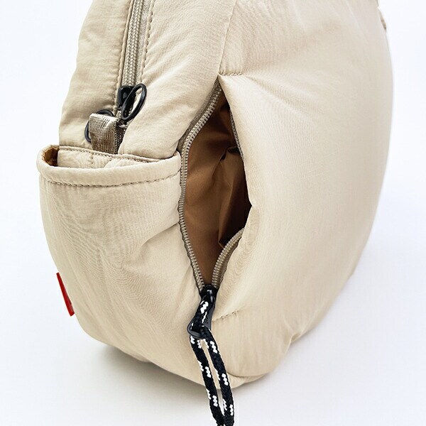 スヌーピー 2WAYショルダーバッグ(ミディアム) マットベージュ ROOTOTE ルートート コラボ SNOOPY