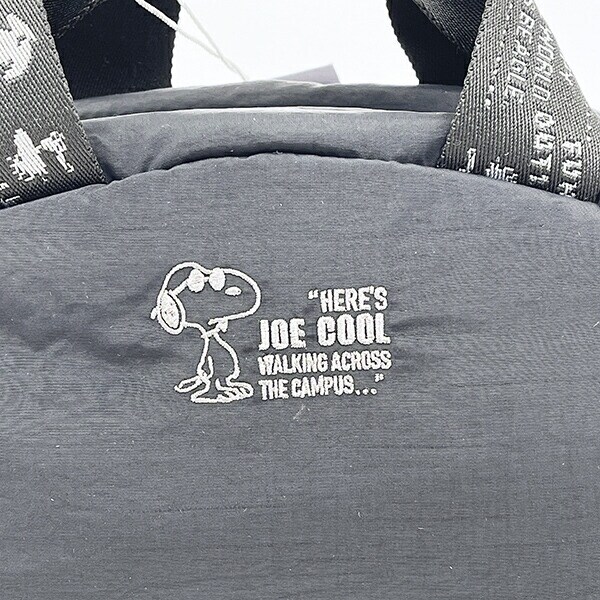 スヌーピー 2WAYショルダーバッグ マットブラック ROOTOTE ルートート コラボ SNOOPY