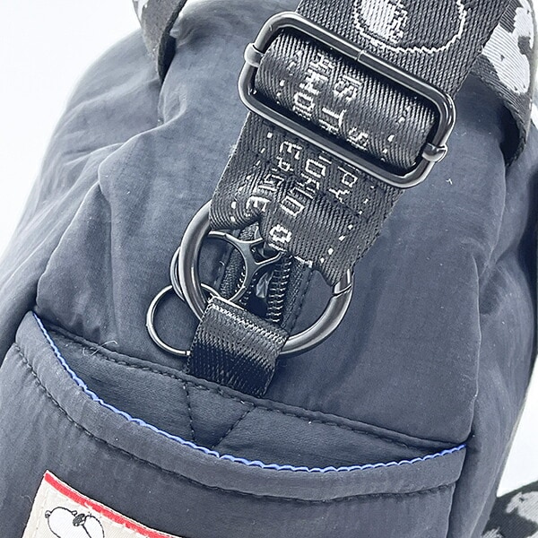 スヌーピー 2WAYショルダーバッグ マットブラック ROOTOTE ルートート コラボ SNOOPY