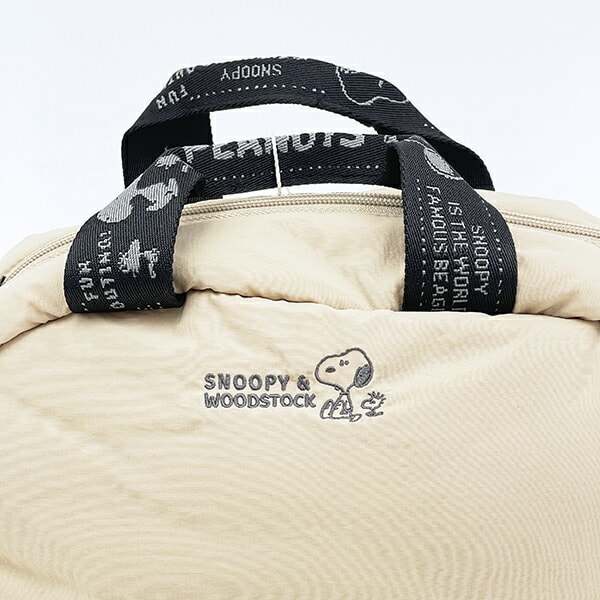 スヌーピー 2WAYショルダーバッグ マットベージュ ROOTOTE ルートート コラボ SNOOPY