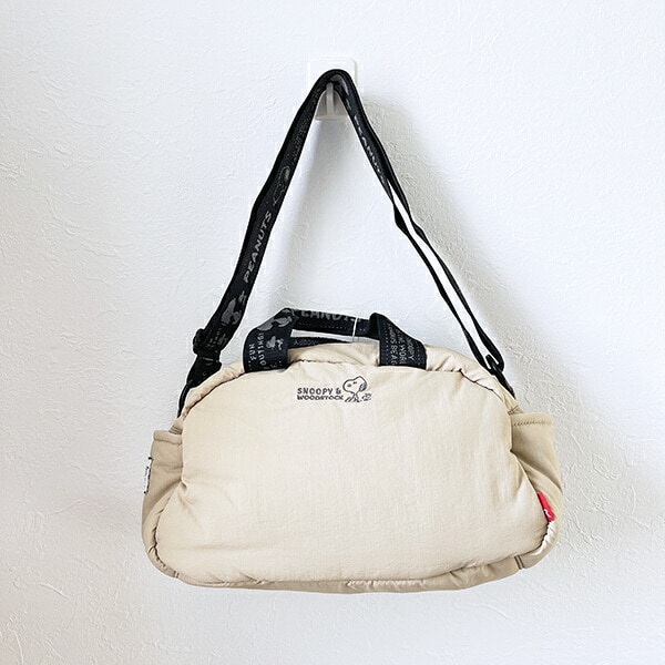 スヌーピー 2WAYショルダーバッグ マットベージュ ROOTOTE ルートート コラボ SNOOPY