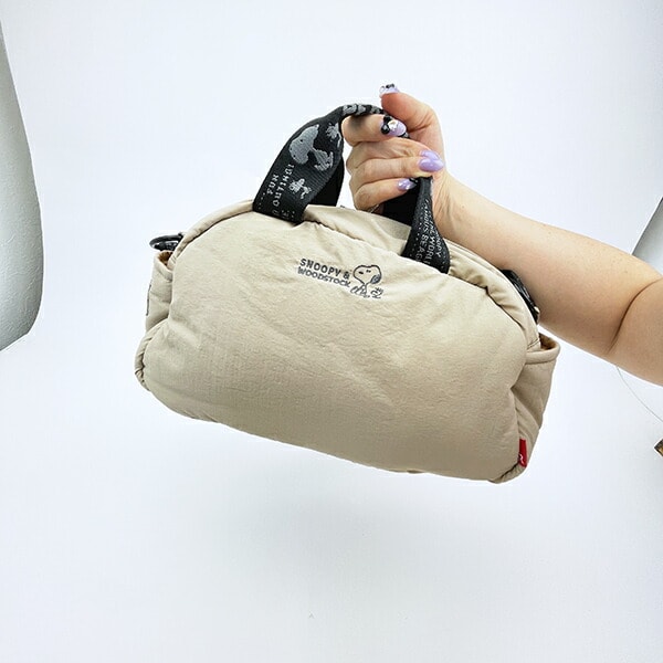 スヌーピー 2WAYショルダーバッグ マットベージュ ROOTOTE ルートート コラボ SNOOPY