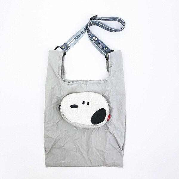 スヌーピー ショッピングバッグミッド Smile トートバッグ ROOTOTE ルートート コラボ SNOOPY
