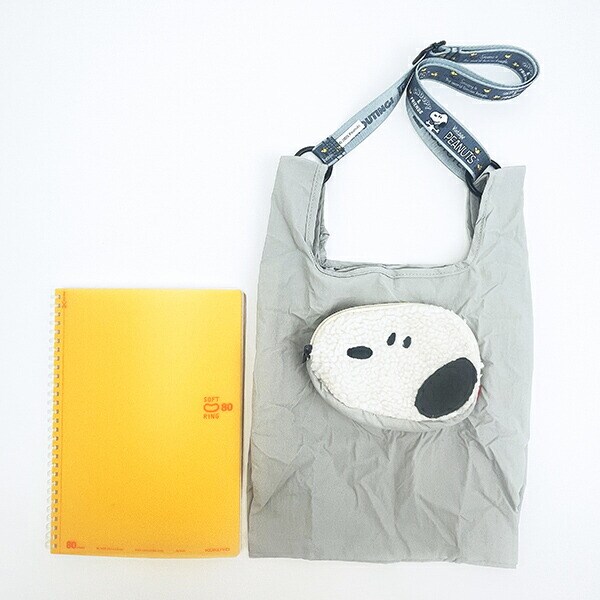 スヌーピー ショッピングバッグミッド Smile トートバッグ ROOTOTE ルートート コラボ SNOOPY