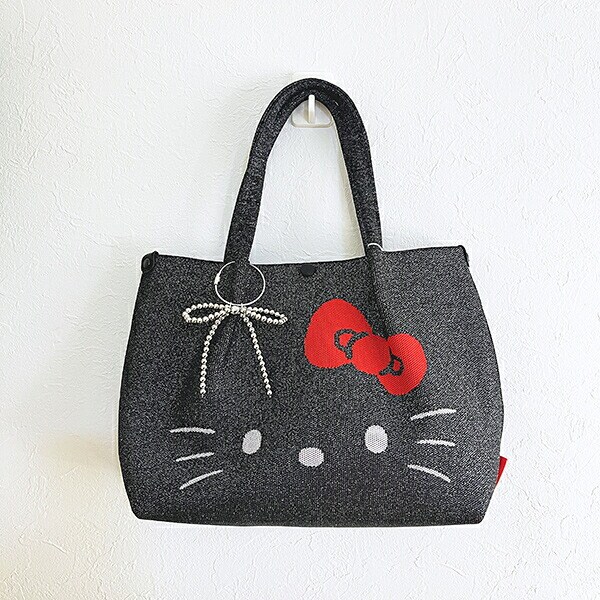 サンリオ ハローキティ トートバッグ ブラック Sanrio