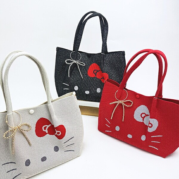 サンリオ ハローキティ トートバッグ ブラック Sanrio
