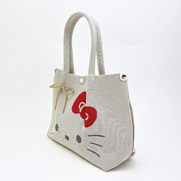 サンリオ ハローキティ トートバッグ アイボリー Sanrio