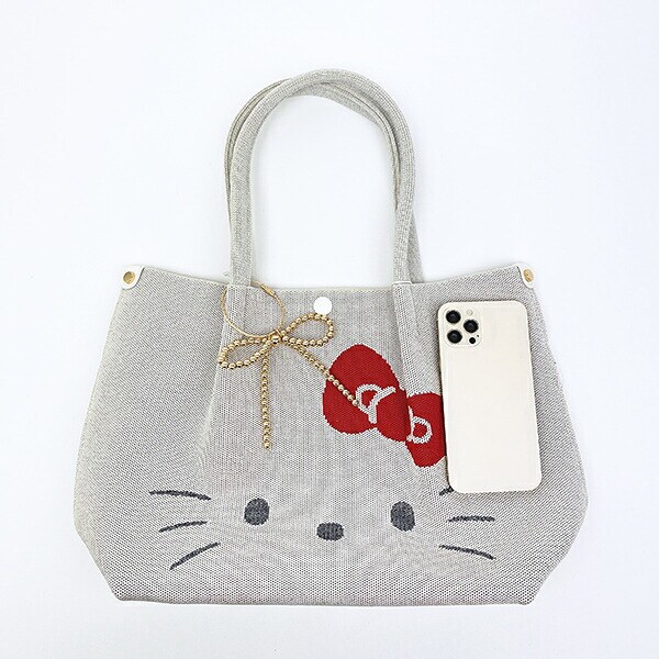 サンリオ ハローキティ トートバッグ アイボリー Sanrio