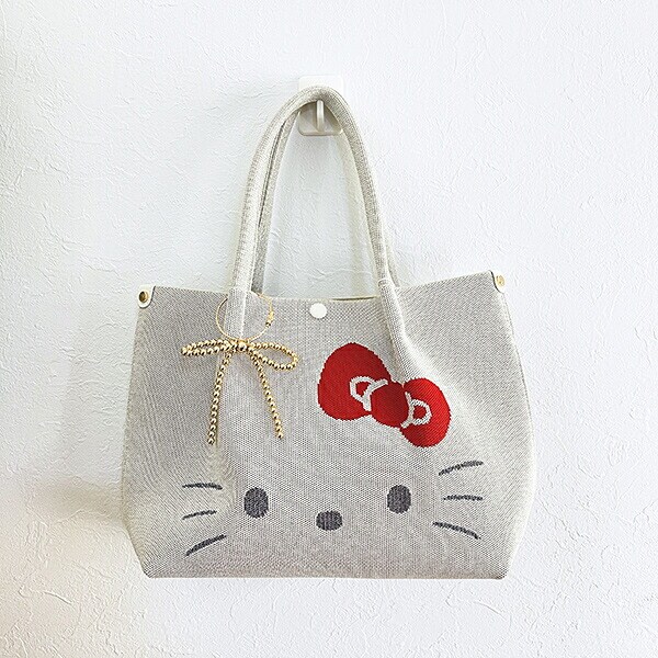 サンリオ ハローキティ トートバッグ アイボリー Sanrio