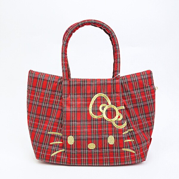 サンリオ ハローキティ トートバッグ (レッドチェック) ルートート ROOTOTE Sanrio