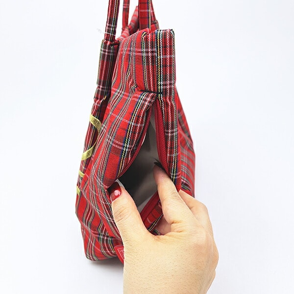 サンリオ ハローキティ トートバッグ (レッドチェック) ルートート ROOTOTE  Sanrio