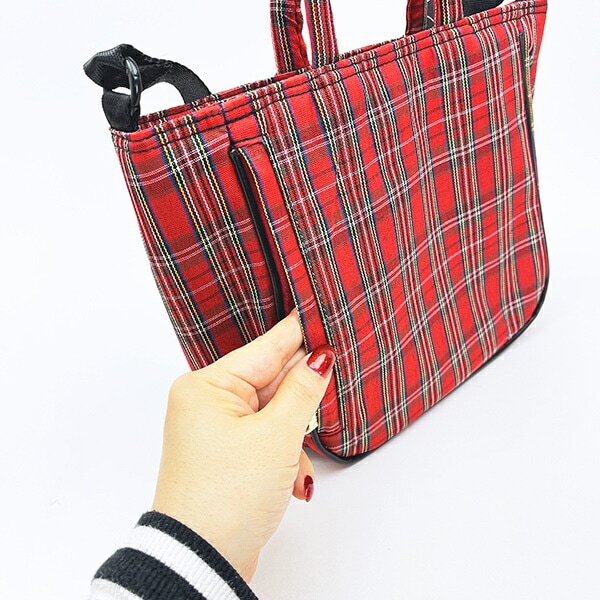 サンリオ ハローキティ 2WAYショルダートートバッグ  (レッドチェック) ルートート ROOTOTE  Sanrio