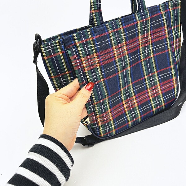 サンリオ ハローキティ 2WAYショルダートートバッグ  (イエローチェック) ルートート ROOTOTE  Sanrio