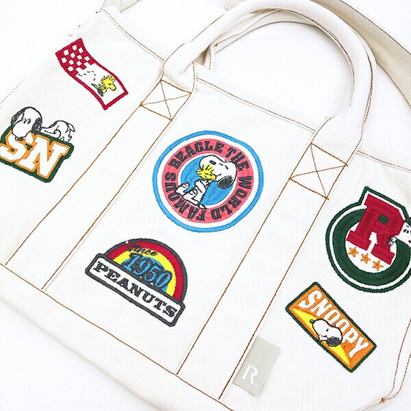 スヌーピー 刺繍2WAYショルダーバッグ アイボリー ROOTOTE ルートート SNOOPY