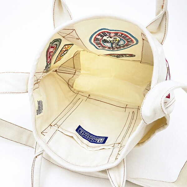 スヌーピー 刺繍2WAYショルダーバッグ アイボリー ROOTOTE ルートート SNOOPY