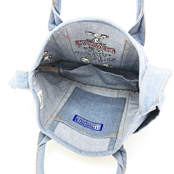 スヌーピー 刺繍2WAYショルダーバッグ サックス ROOTOTE ルートート SNOOPY