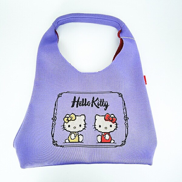 サンリオ ハローキティ ニットトートバッグ パープル Sanrio ROOTOTE ルートート コラボ