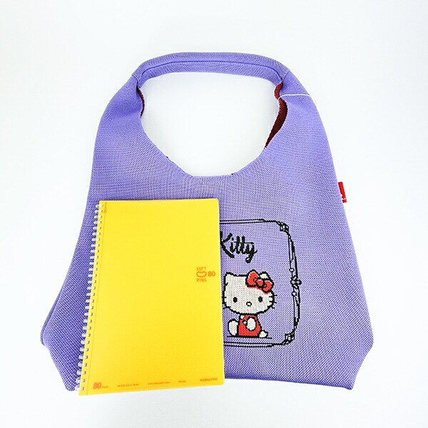 サンリオ ハローキティ ニットトートバッグ パープル Sanrio ROOTOTE ルートート コラボ