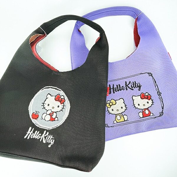 サンリオ ハローキティ ニットトートバッグ パープル Sanrio ROOTOTE ルートート コラボ