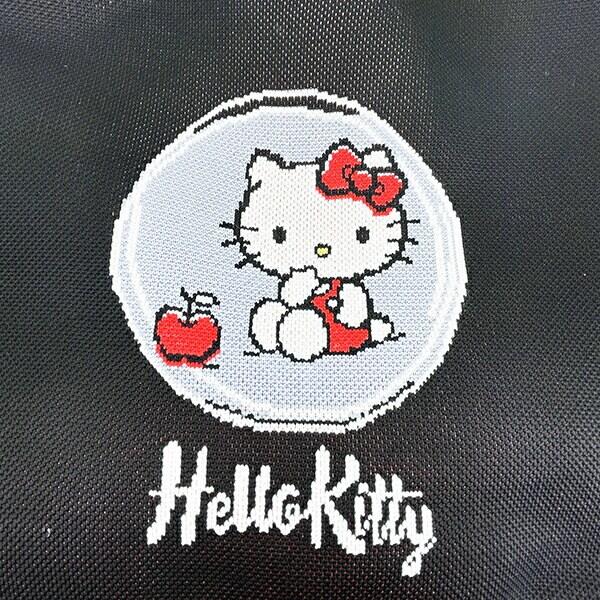 サンリオ ハローキティ ニットトートバッグ ブラック Sanrio ROOTOTE ルートート コラボ