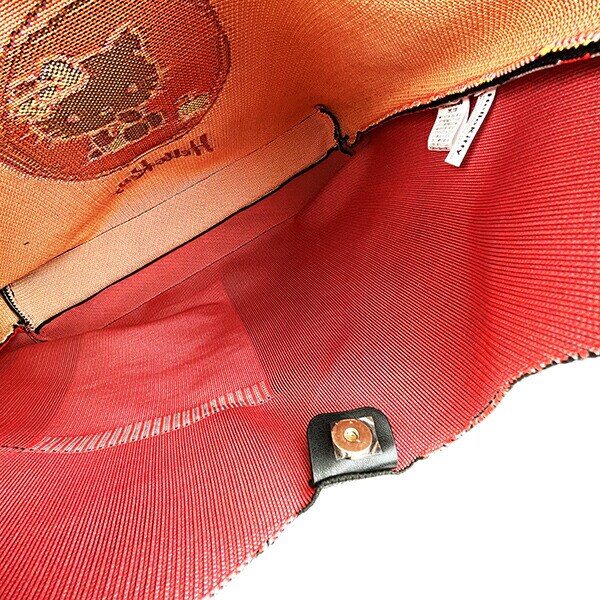 サンリオ ハローキティ ニットトートバッグ ブラック Sanrio ROOTOTE ルートート コラボ