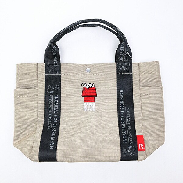 スヌーピー トートバッグ ベージュ ハウス ROOTOTE ルートート SNOOPY