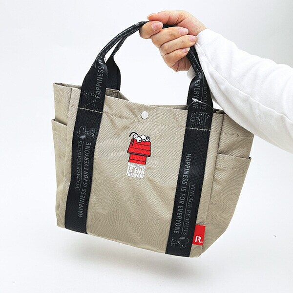 スヌーピー トートバッグ ベージュ ハウス ROOTOTE ルートート SNOOPY