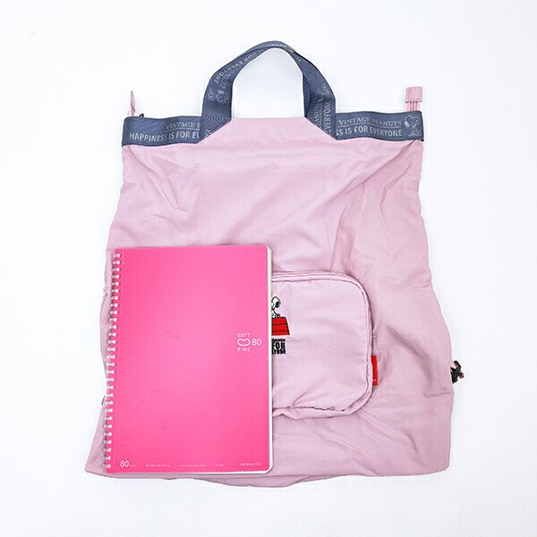 スヌーピー パッカブル リュックトートバッグ ピンク ルートート ROOTOTE SNOOPY