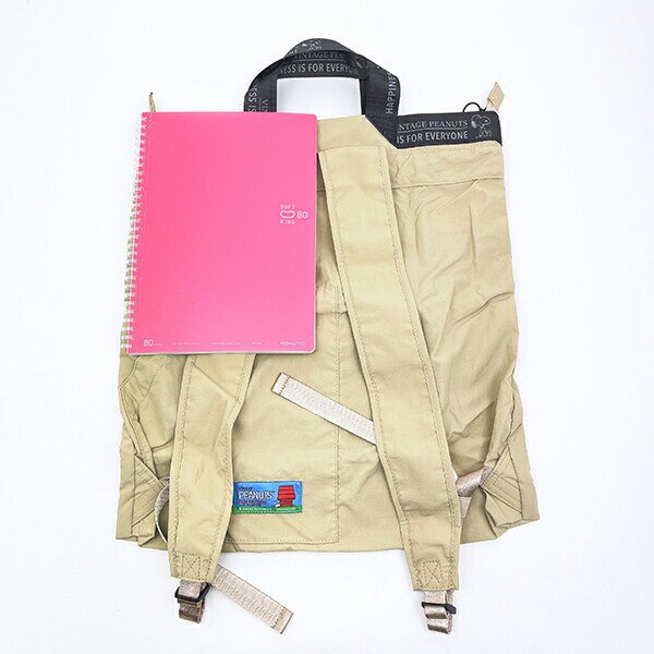 スヌーピー パッカブル リュックトートバッグ ベージュ ルートート ROOTOTE SNOOPY