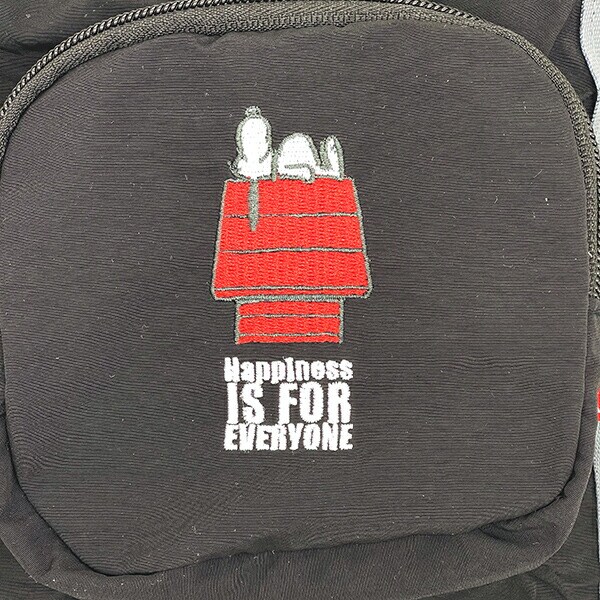 スヌーピー ショッピングバッグ トートバッグ ブラック ROOTOTE ルートート SNOOPY