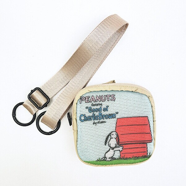 スヌーピー ショッピングバッグ トートバッグ ベージュ ROOTOTE ルートート SNOOPY