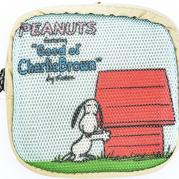 スヌーピー ショッピングバッグ トートバッグ ベージュ ROOTOTE ルートート SNOOPY