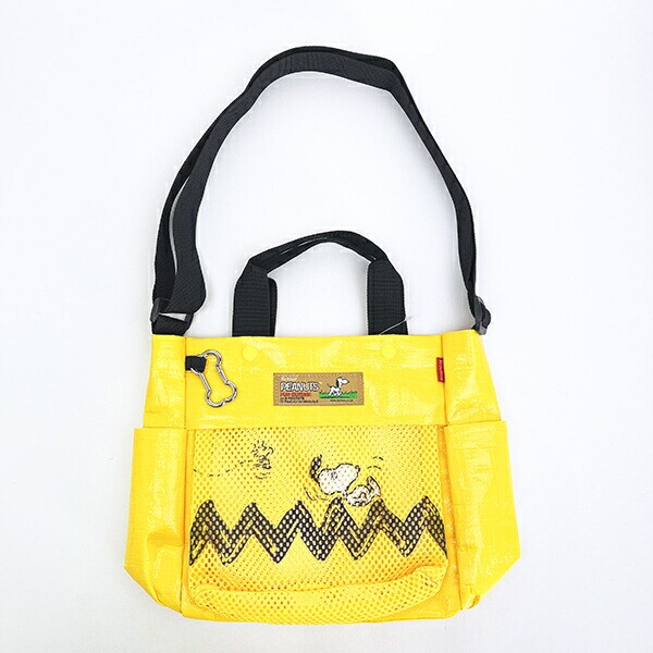 スヌーピー 2WAYショルダートートバッグ (イエロー) ルートート ROOTOTE SNOOPY