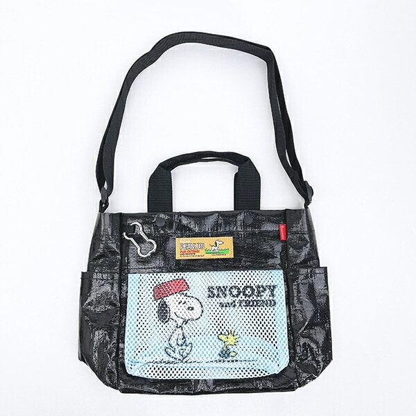 スヌーピー 2WAYショルダートートバッグ (ブラック) ルートート ROOTOTE SNOOPY