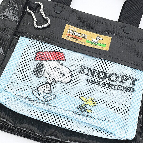 スヌーピー 2WAYショルダートートバッグ (ブラック) ルートート ROOTOTE SNOOPY